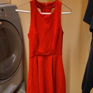 Elegant Red Sleeveless Dress